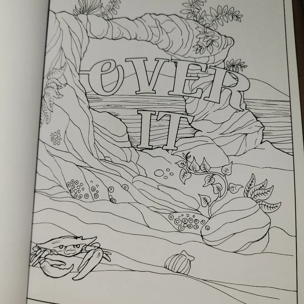 Colorful Swear Word Coloring Book